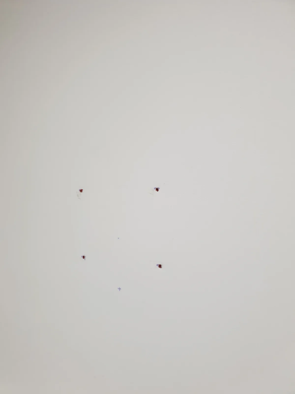TV 벽 부분도배 시공 전